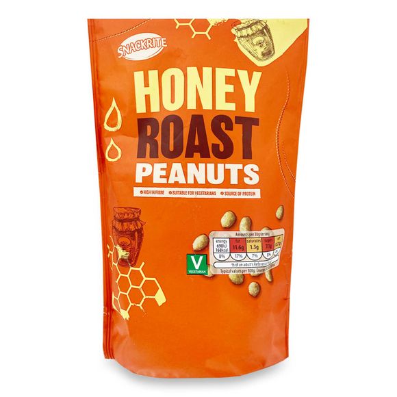 Snackrite Honey Roast Peanuts 200g