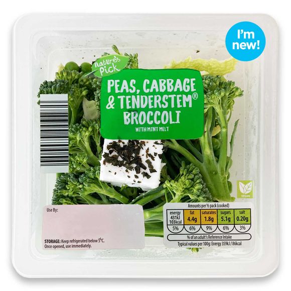 Nature's Pick Peas, Cabbage & Tenderstem Broccoli 240g