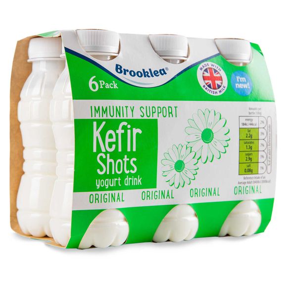 Brooklea Kefir Shots Yogurt Drink 6x100g