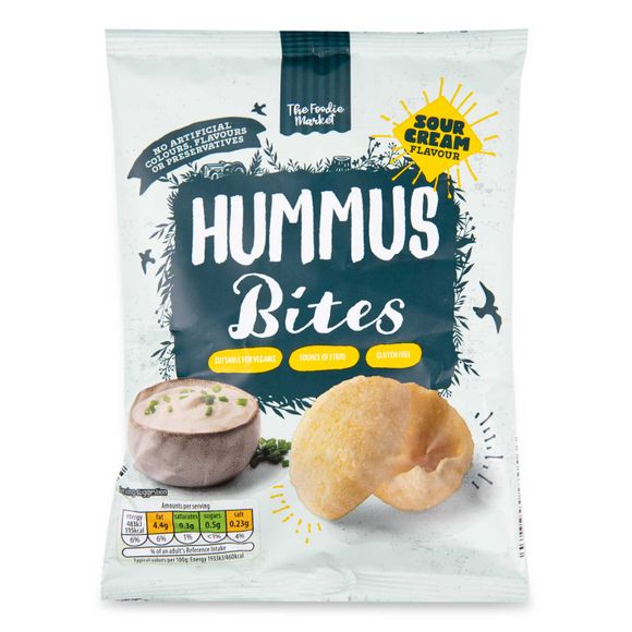 Foodie Market Sour Cream & Chive Hummus Bites 25g