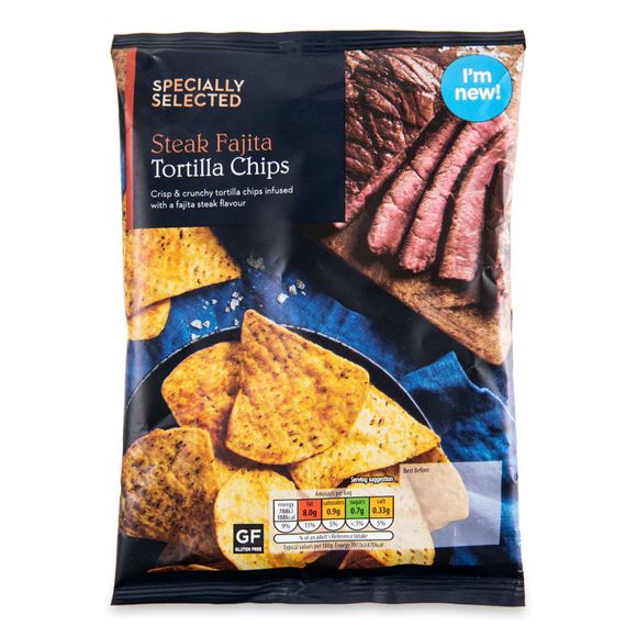 Specially Selected Steak Fajita Tortilla Chips 40g