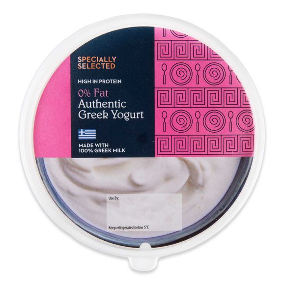 Specially Selected 0% Fat Authentic Greek Yogurt 500g