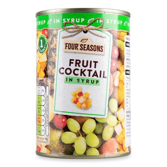 Four Seasons Fruit Cocktail In Syrup 411g (250g Drained)