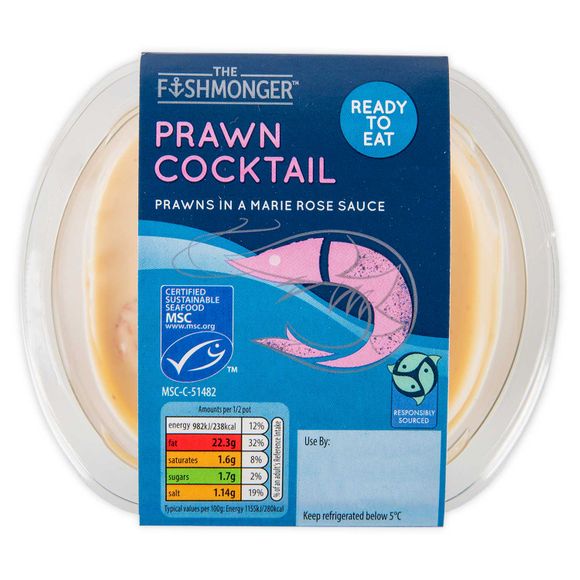 The Fishmonger Prawn Cocktail In A Marie Rosé Sauce 170g