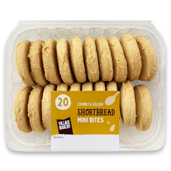 Village Bakery Shortbread Mini Bites 320g/20 Pack