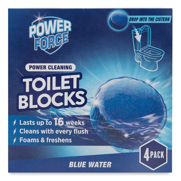 Powerforce Toilet Cistern Blocs 4 Pack