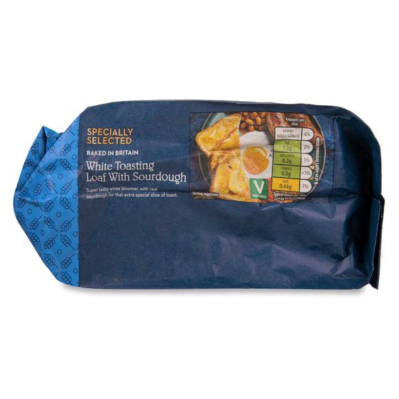 Specially Selected Medium White Toasting Loaf With Sourdough 600g