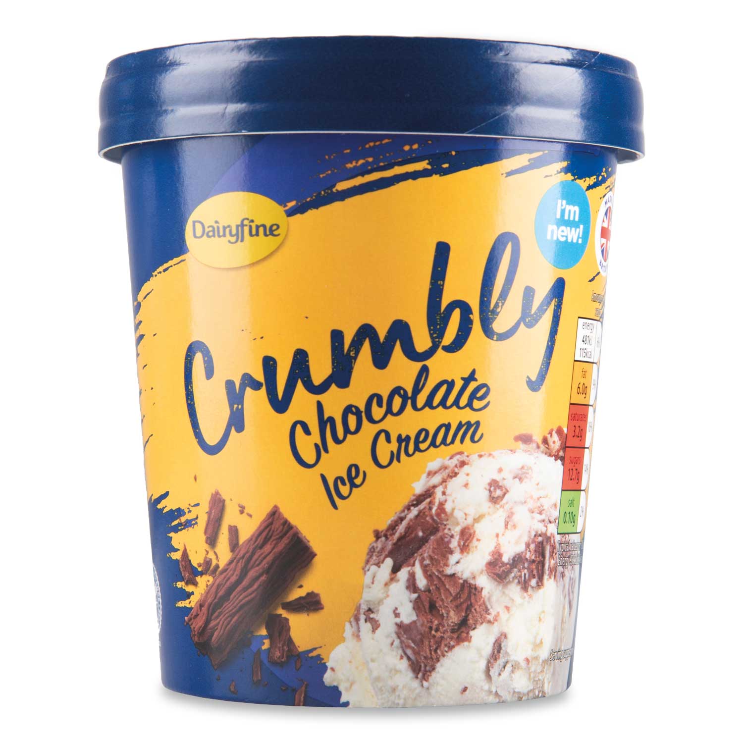 Dairyfine Crumbly Chocolate Ice Cream 480ml