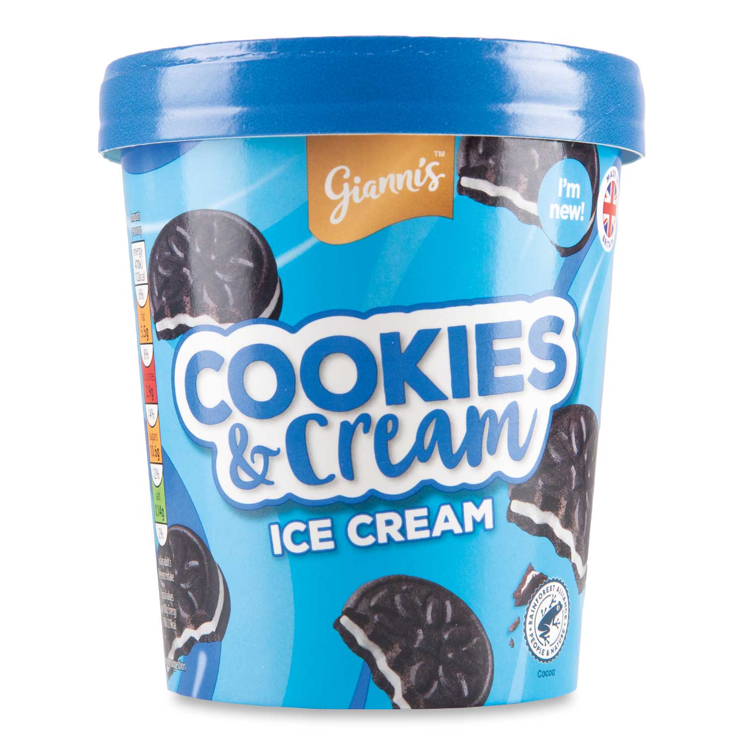 Gianni's Cookies & Cream Ice Cream 480ml