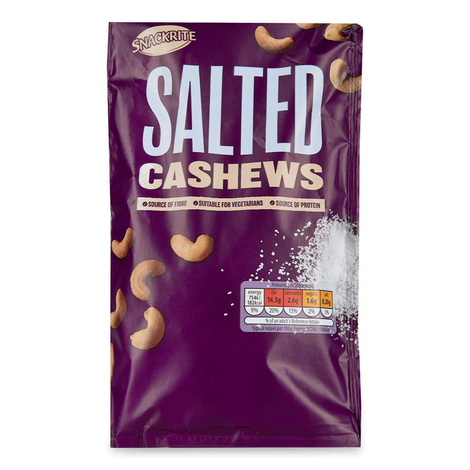 Snackrite Salted Cashews 150g