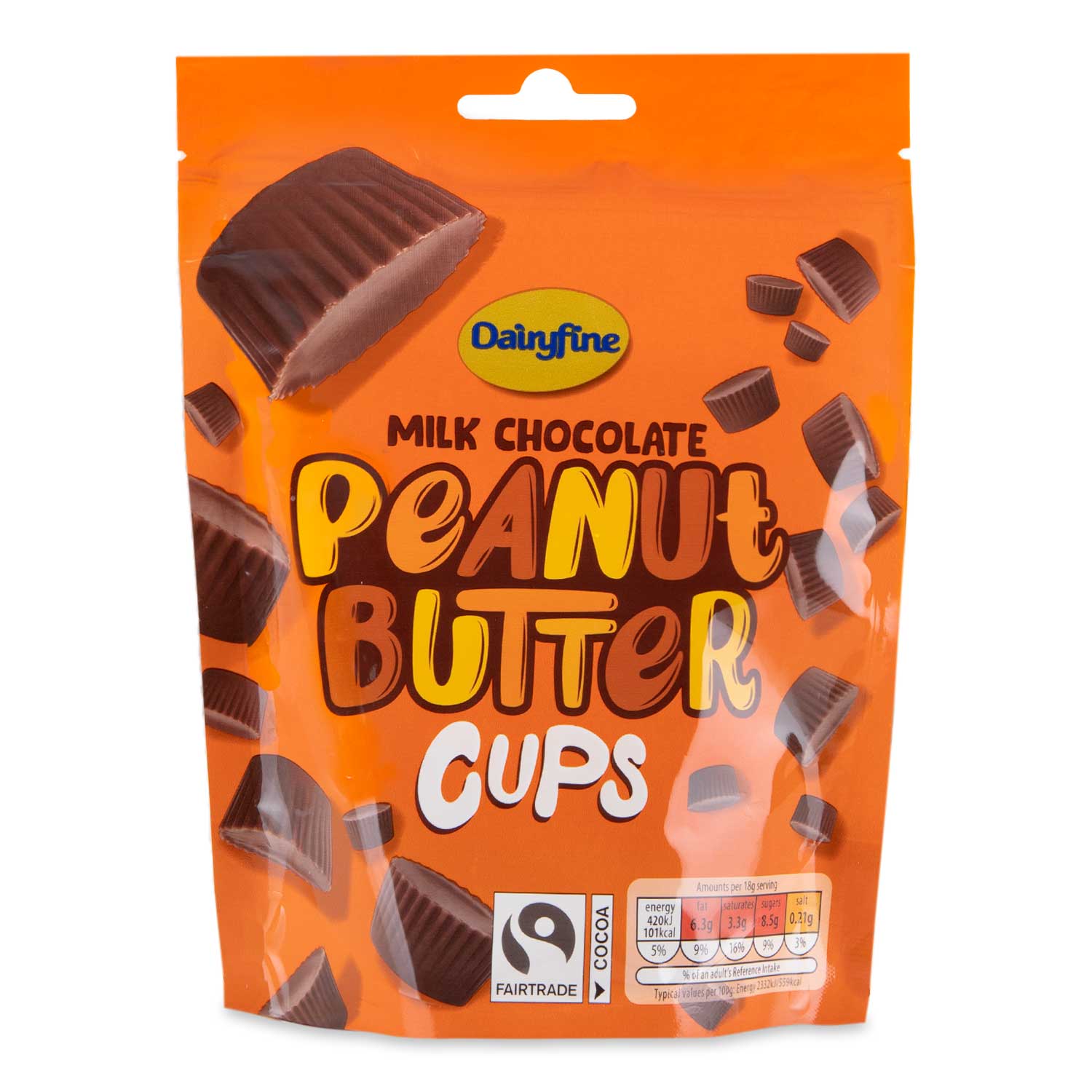 Dairyfine Milk Chocolate Peanut Butter Cups 90g