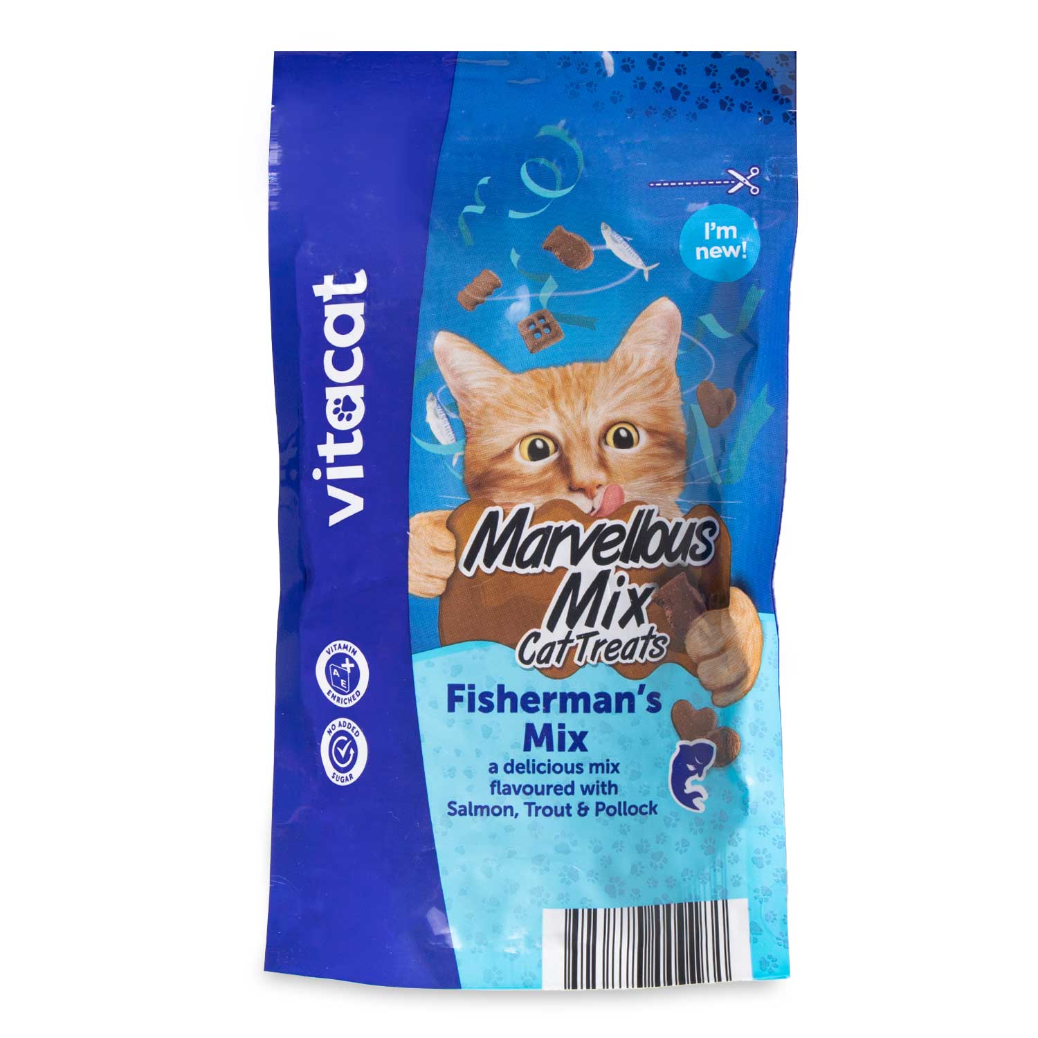 Vitacat Marvellous Mix Cat Treats Fisherman's Mix 60g