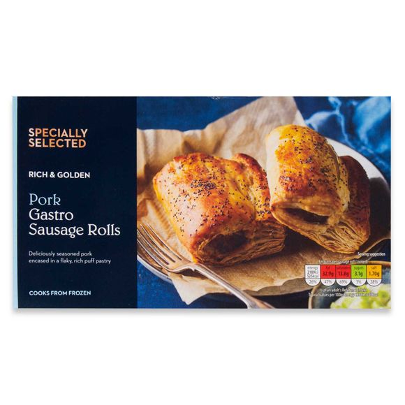 Specially Selected Pork Gastro Sausage Rolls 2x180g