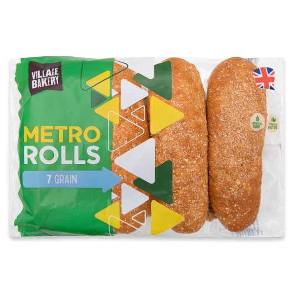 Village Bakery Metro Rolls 400g/4 Pack