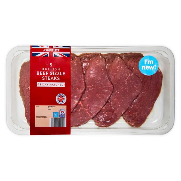 Ashfields XXL British Beef Steaks 500g