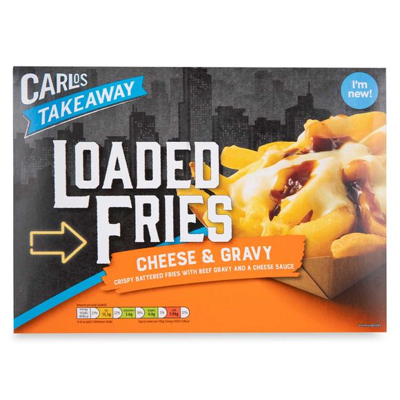 Carlos Takeaway Cheese & Gravy Loaded Fries 500g