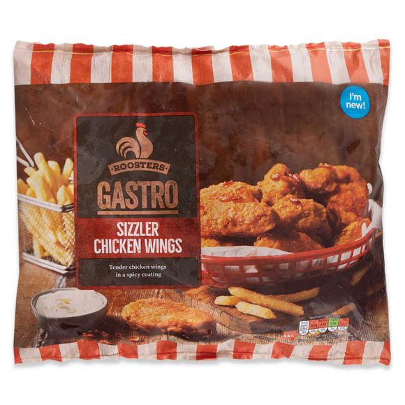 Roosters Gastro Sizzler Chicken Wings 700g