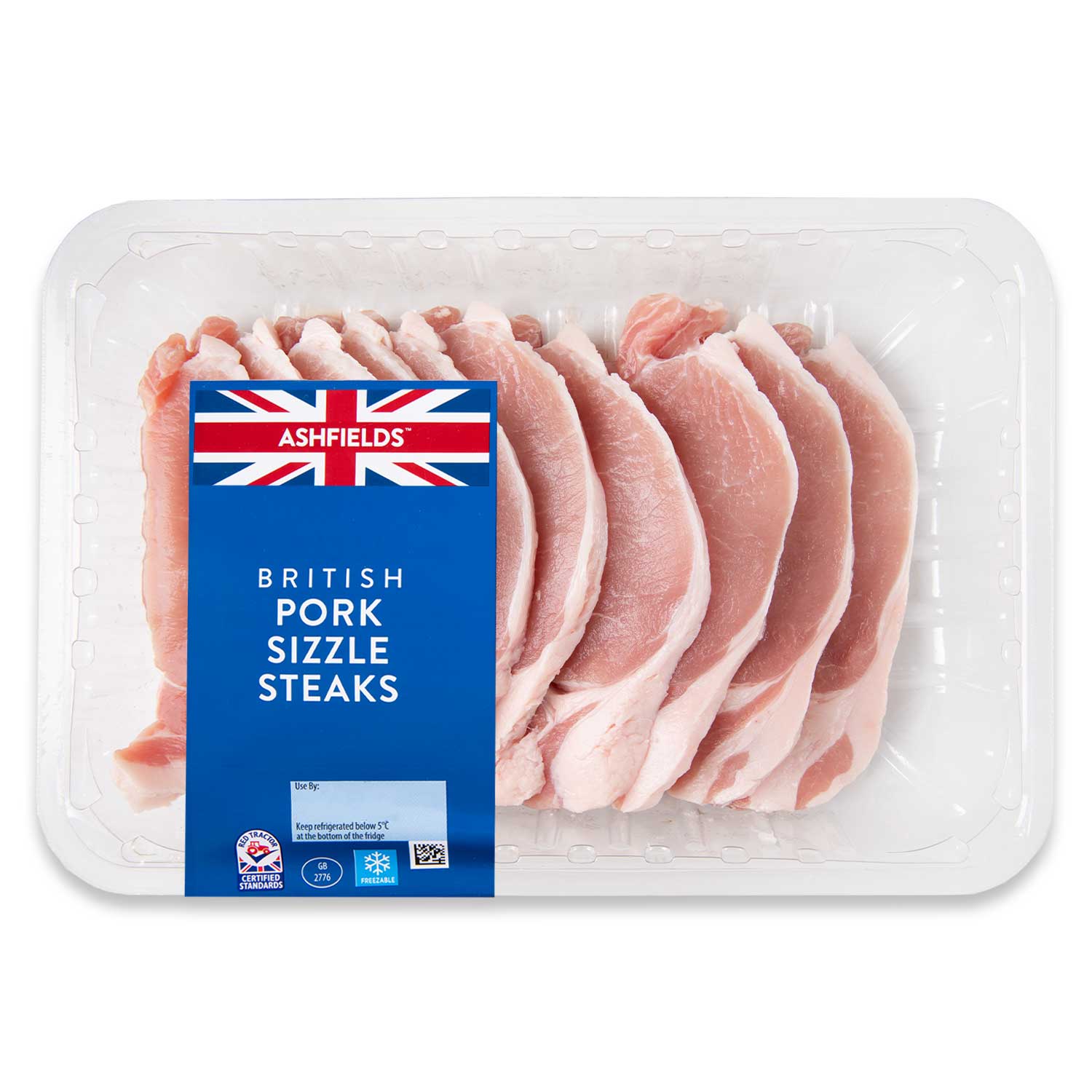 Ashfields British Pork Sizzle Steaks 500g