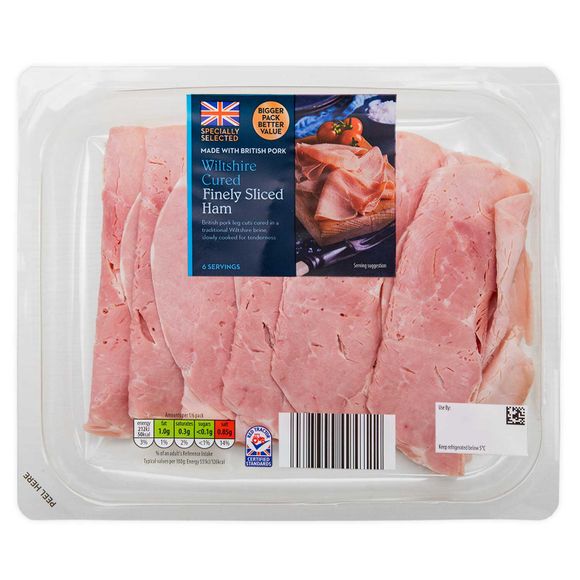 Specially Selected Wiltshire Cured Finely Sliced Ham 240g