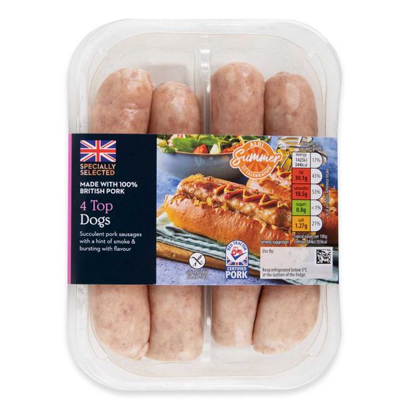 Specially Selected Smoky Top Dogs 400g/4 Pack