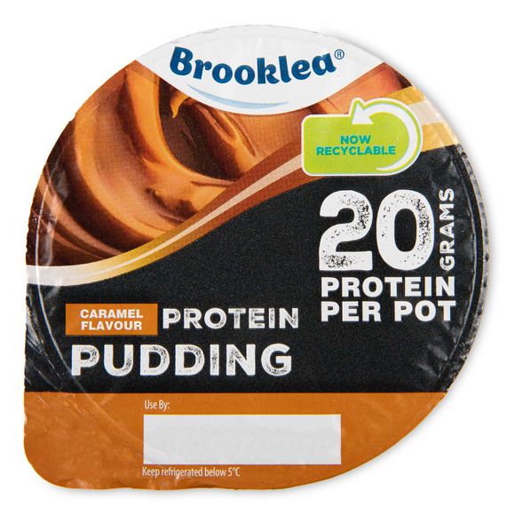 Brooklea Caramel Flavour Protein Pudding 200g