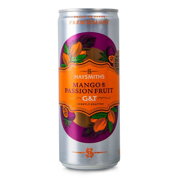 Haysmith's Mango & Passion Fruit Gin & Tonic 250ml