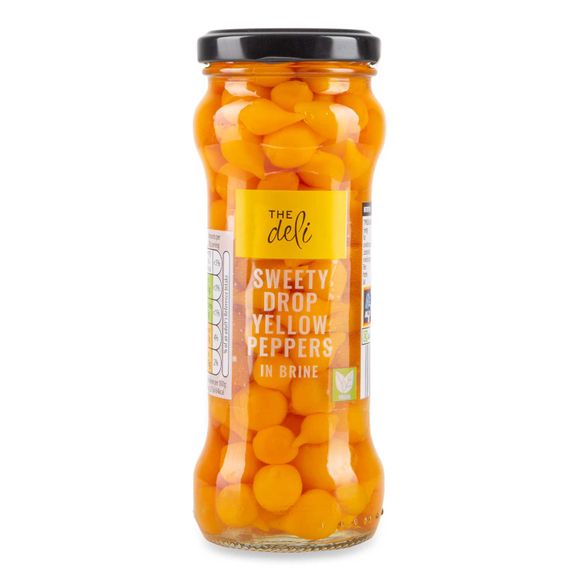 The Deli Sweety Drop Yellow Peppers 235g (150g Drained)