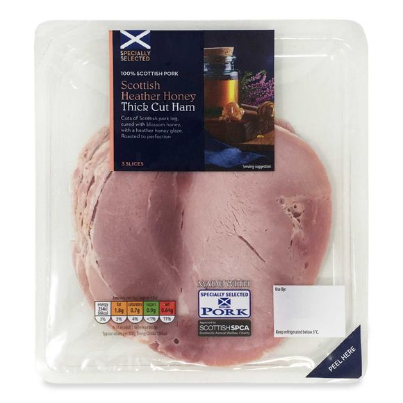 Specially Selected Scottish Heather Honey Thick Cut Ham 120g