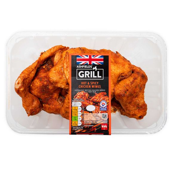 Ashfields Grill Hot & Spicy Chicken Wings 800g