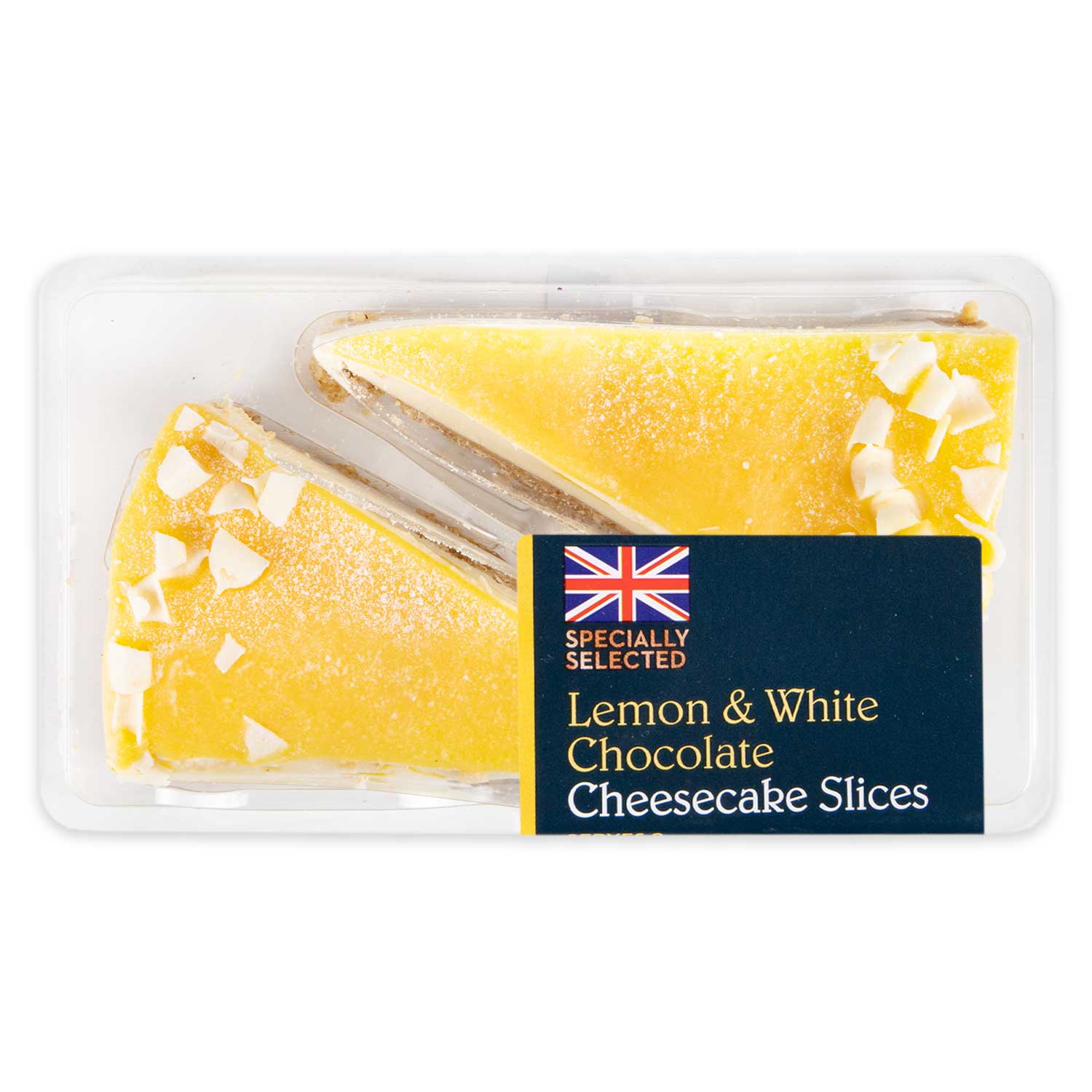 Specially Selected Lemon And White Chocolate Cheesecake Slices 2x95g