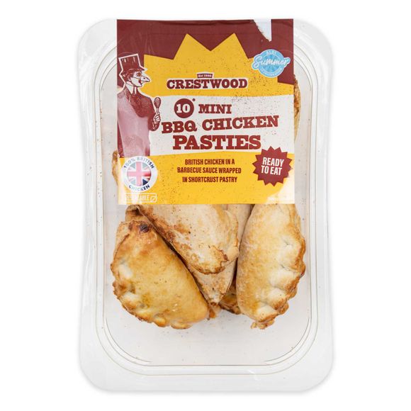 Crestwood Mini BBQ Chicken Pasties 300g/10 Pack