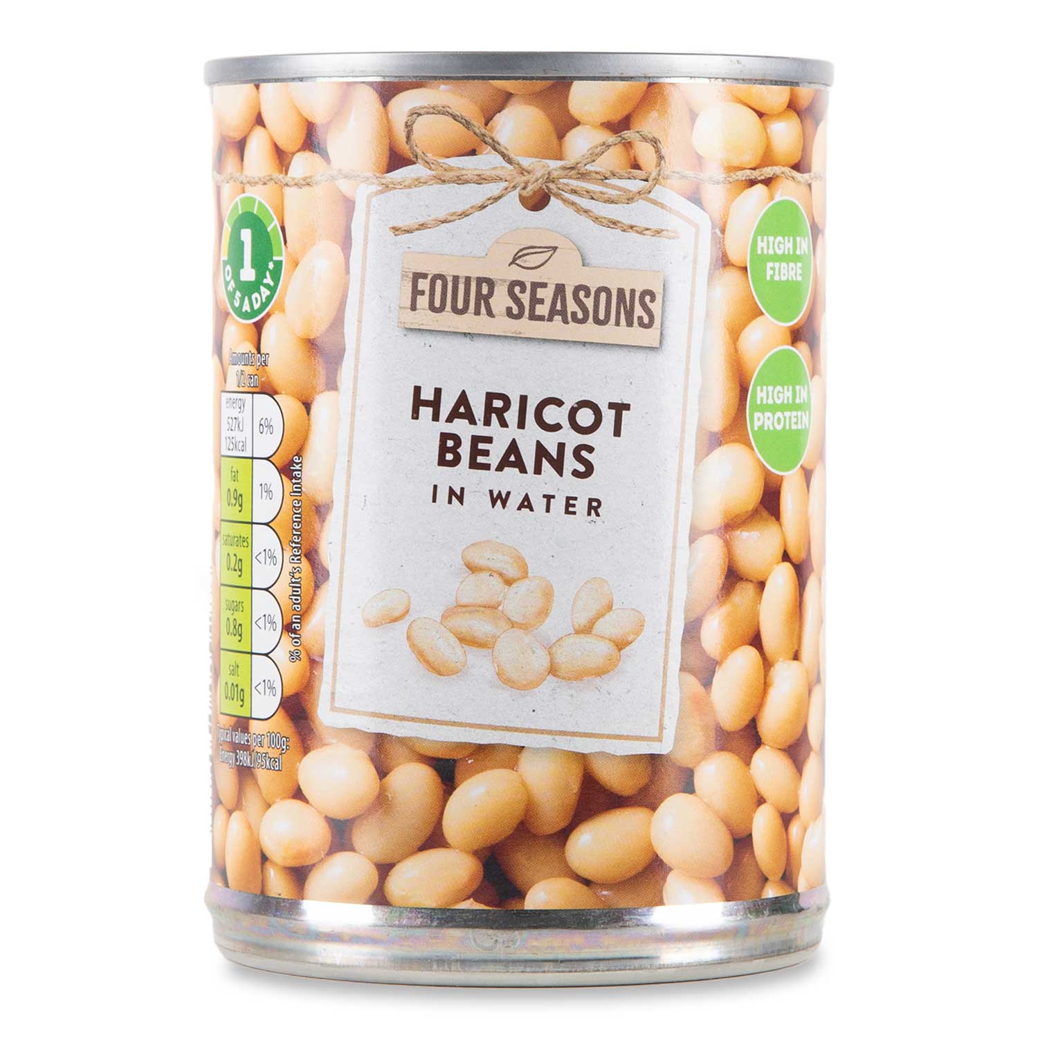 Four Seasons Haricot Beans 400g (235g Drained)