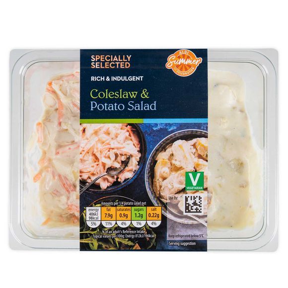 Specially Selected Coleslaw & Potato Salad 2x200g