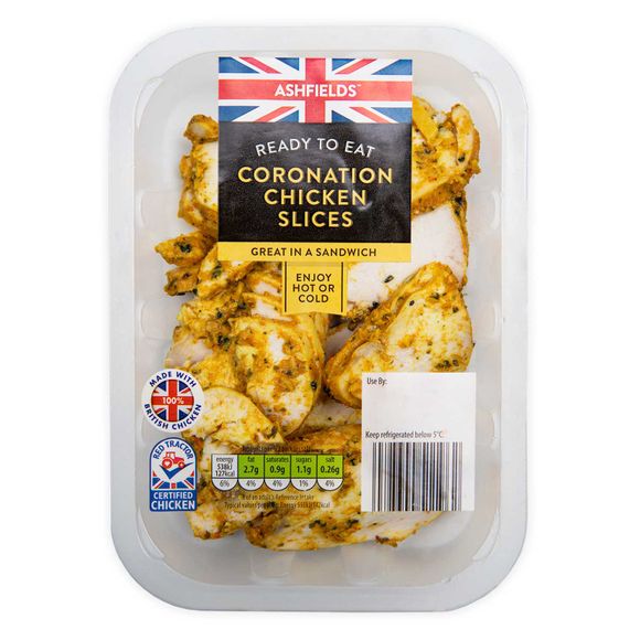 Ashfields Coronation Chicken Breast Slices 180g