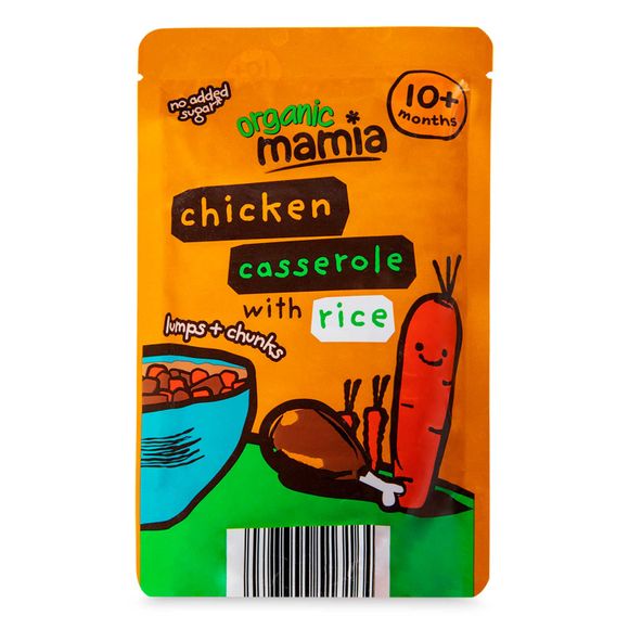 Mamia Organic Chicken Casserole With Rice 190g