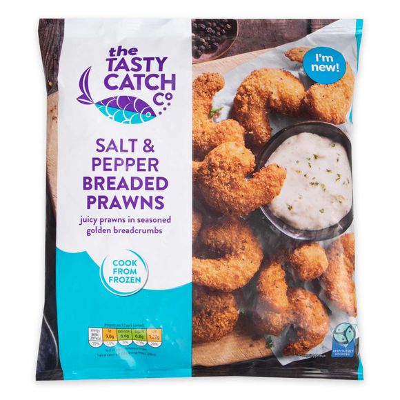 The Tasty Catch Co. Salt & Pepper Breaded Prawns 200g