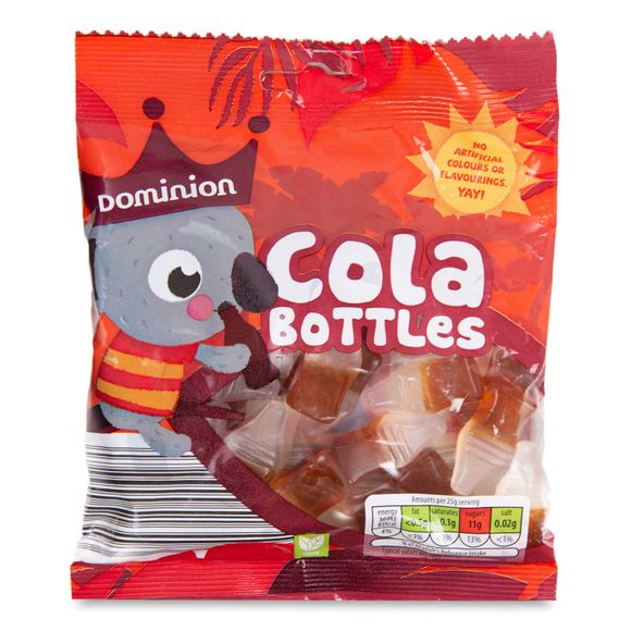 Dominion Cola Bottles 150g