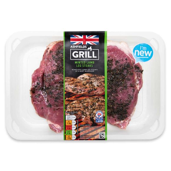 Ashfields Grill Minted Lamb Leg Steaks 300g