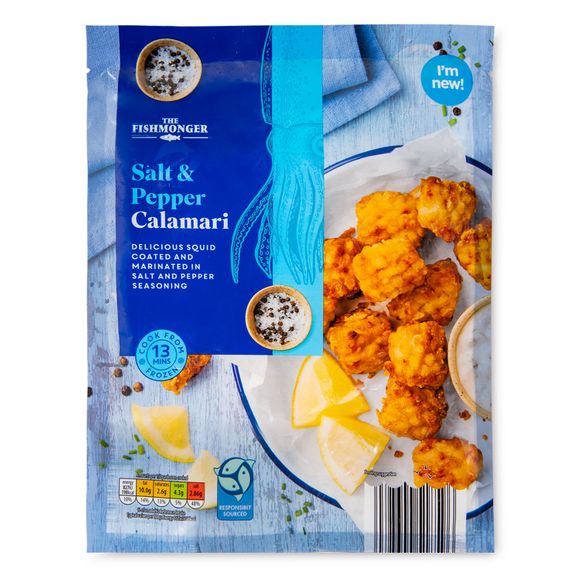 The Fishmonger Salt & Pepper Calamari 225g