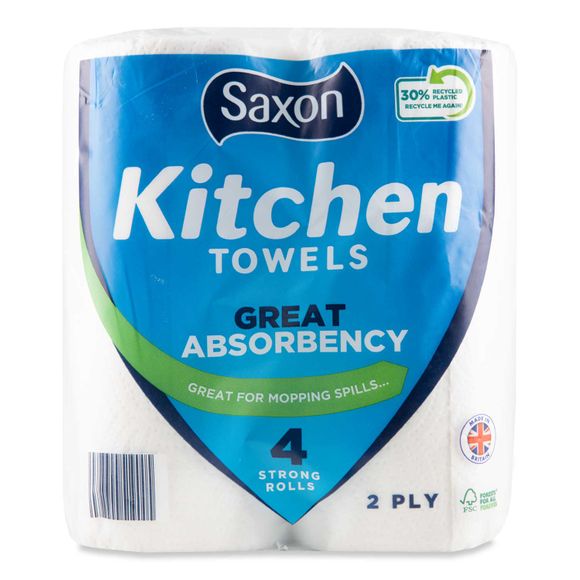 Saxon Kitchen Towels 4 Rolls