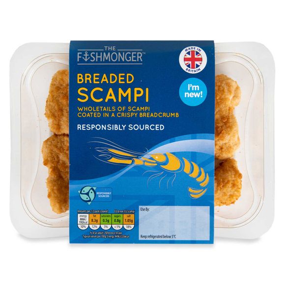 The Fishmonger Breaded Scampi 200g