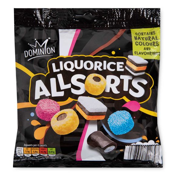 Dominion Liquorice Allsorts 230g