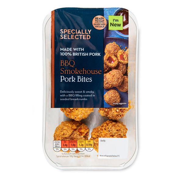 Specially Selected BBQ Smokehouse Pork Bites 144g