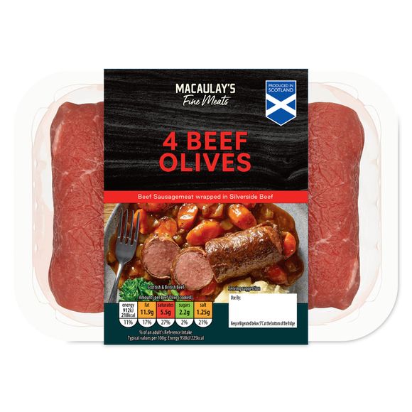 Macaulay's Beef Olives 400g/4 Pack