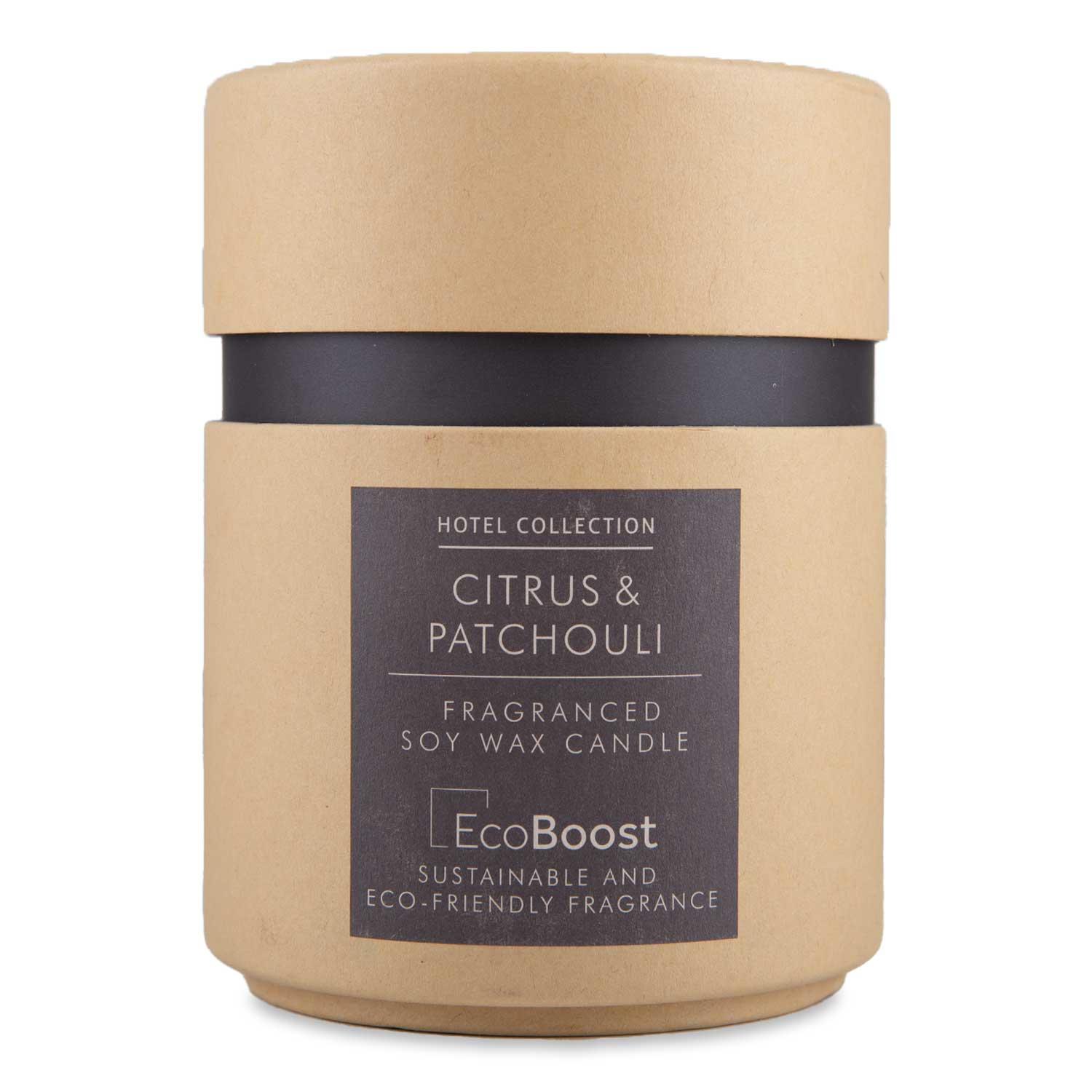 Hotel Collection Citrus & Patchouli Fragranced Soy Wax Candle 170g