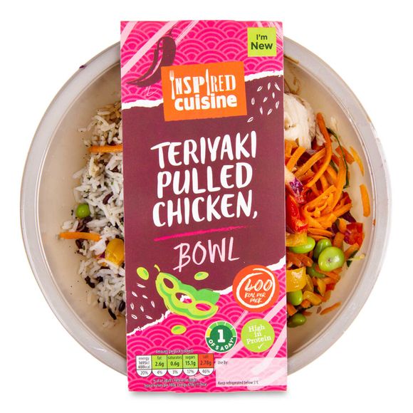 Inspired Cuisine Teriyaki Pulled Chicken Bowl 380g