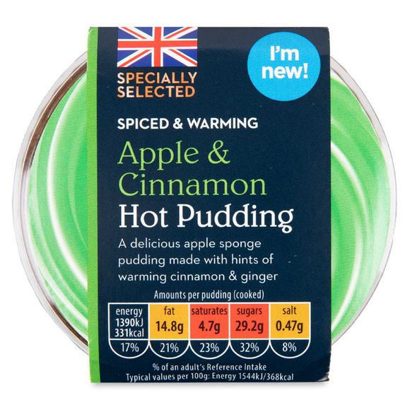 Specially Selected Apple & Cinnamon Hot Sponge Pudding 90g