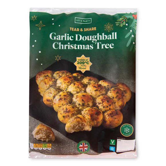 Let's Party Garlic Doughball Christmas Tree 260g