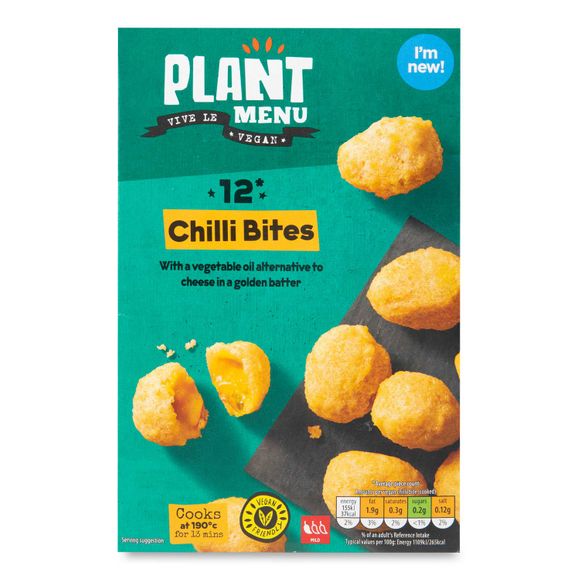 Plant Menu Chilli Bites 180g/12 Pack