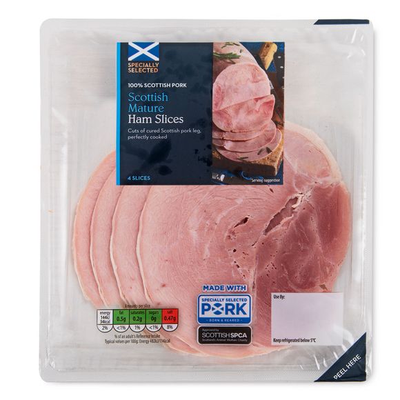 Specially Selected Scottish Mature Ham Slices 120g